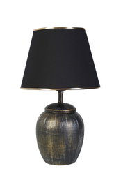 Opviq Lámpara de mesa YL255 Negro y Dorado